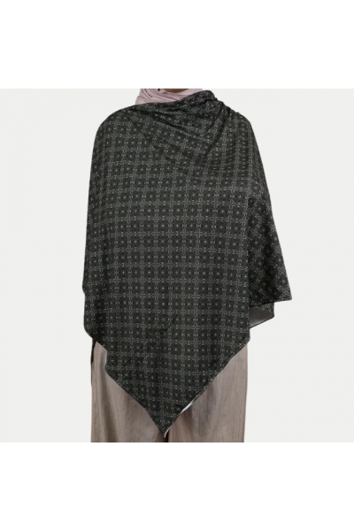 Monogram Maternity Nursing Cover Printed Cotton Spandex In Emerald